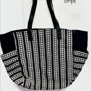Tote bag. Black and white. Brand new.